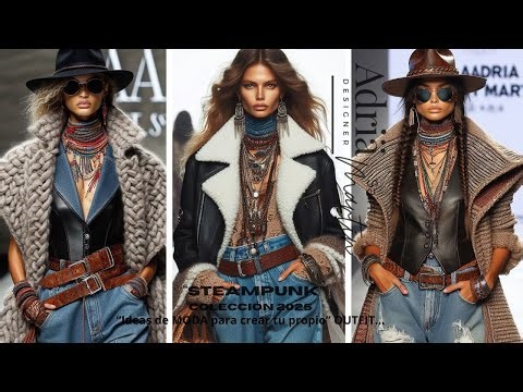 Ideas de Moda y Outfits "STEAMPUNK" CHALECOS, SOMBREROS, increíbles en combinaciones increíbles ...