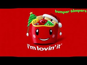 McDonald's Christmas Snacks Logo Ident Effects Bumper Bloopers