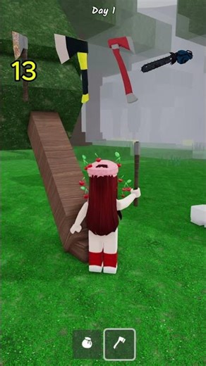 Axe Vs Tree #99nightintheforest #roblox