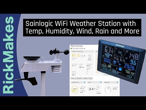 Sainlogic WiFi Weather Station with Temp, Humidity, Wind, Rain and More