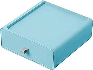 Mesen Desktop Storage Box Organizer Drawer, Stackable Large-capacity Makeup Drawer Organizer, Jewelry Case Cosmetic Makeups Dressing Home Desktop Organization For Stationary, Office Supplies (Green)