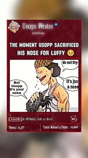 Deleted scenes from anime 🥹#usopp