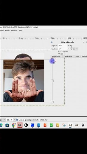 🥪 LE CALQUE SANDWICH : Placer un Visage DERRIÈRE les Mains de Jul (GIMP)