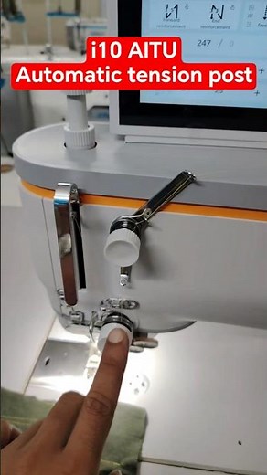 Ai10 AITU Auto Tension Boost Short Trimming Single Needle Machine