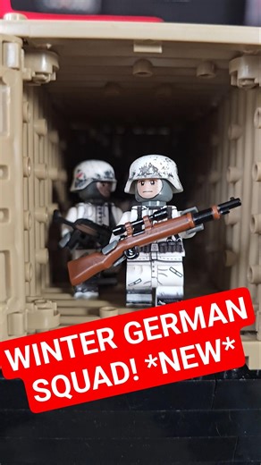 BRAND NEW Winter German Squad WW2 Lego Army!