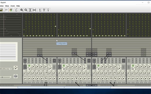 用ENIAC做简单运算时的程序信号流向