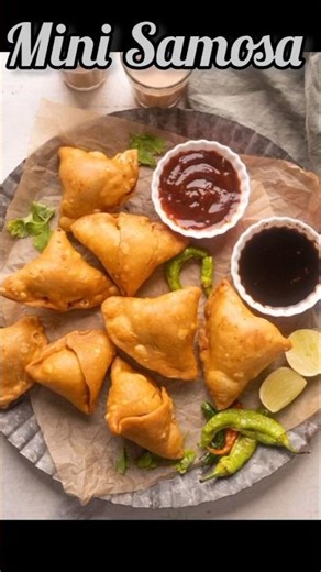 Mini Samosa Recipe Lopa's kitchen