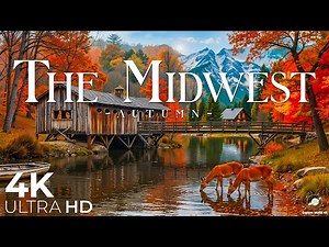 Autumn in the Midwest 4K | Heartland Colors, Scenic Roads & Relaxing Nature Views