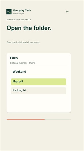 Open a ZIP File on iPhone with the Files App