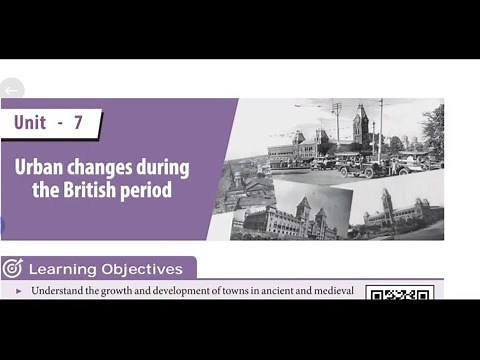 Std 8 |Samacheer book| Unit 7- Urban changes during British period