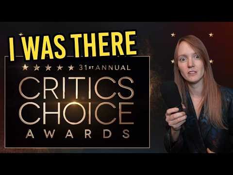 Awards Season is getting Brutal | I infiltrated the Critics Choice Awards
