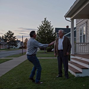 Two Weeks Ago, My Wife Went To Visit Our Daughter And Son-In-Law. I Decided To Surprise Them And Went Too. Just As I Reached Their Front Door, Their Neighbor Hurried Toward Me And Shouted, “Wait, I Have To Tell You Something…” Within Five Minutes, The Whole Situation Turned Into Something I Never EXPECTED. I was already halfway up my daughter’s front steps when it happened. The hinges on the screen door gave a little squeak, my hand closed around the knob… and a voice cut across the yard. “Sir! 