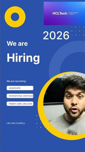 HCLTech is hiring in Lucknow! 📢 #jobalert #hcltech #lucknow #job