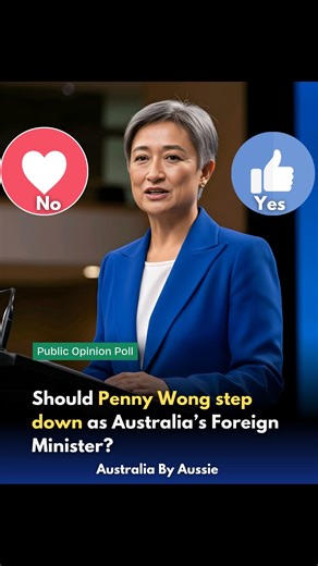 Public Opinion Poll Should Penny Wong step down as Australia's Foreign Minister? Australia By Aussie | Australia By Aussie