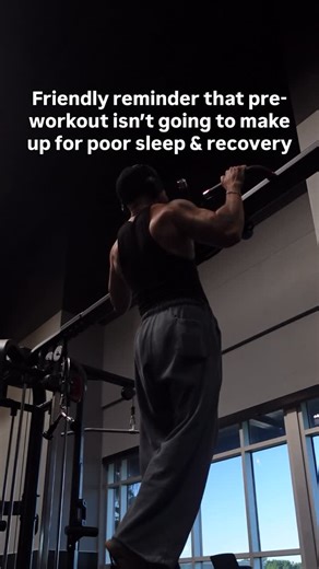Brandon | Body Transformation Coach on Instagram: "Unless you’re a fan of yawning with an accelerated heartbeat stop trying to “out-pre” your fatigue. Pre-workout should be used as a performance booster, not a crutch. Without proper sleep and scheduled rest days, you’re never going to be able to push yourself as hard as you could be in the gym, no matter how much caffeine you ingest. #gym #fitness #musclegain #workout #hypertrophy"