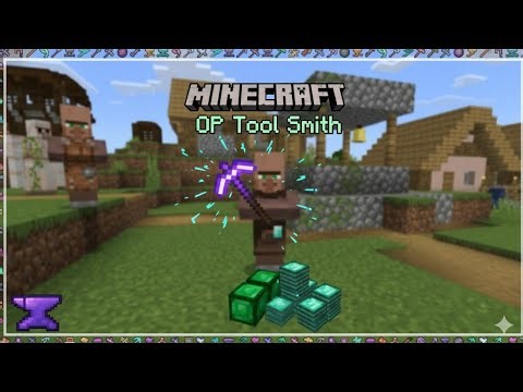 Minecraft but tool smith give op tools & armour || #gaming #minecraft #minecraftgameplay