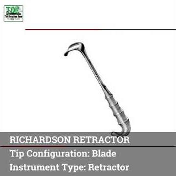 Richardson Hand-held Retractor - TORG Learn Surgical Instruments Online
