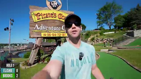 This Mini Golf Course is HUGE!