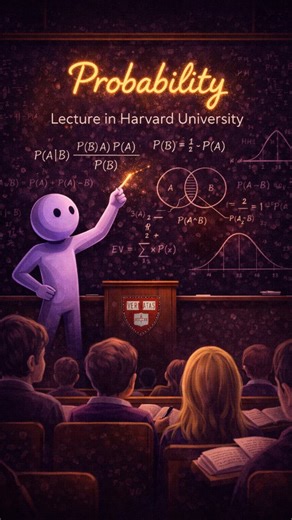 Pi Mathematica | Math Simplified on Instagram: "Probability isn’t just theory — it runs the modern world. From predicting outcomes to managing uncertainty, probability powers: 📊 Data science & statistics — making sense of data 🤖 Artificial intelligence & machine learning — decision-making under uncertainty 📈 Finance & stock markets — risk, returns, and volatility 🧬 Medicine & genetics — diagnosis, trials, and predictions 🌦️ Weather forecasting — modeling future conditions 🎮 Gaming & simula