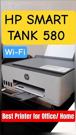 HP SMART TANK 580 #hpsmarttank580 #hpsmarttank #printer #hpprinter