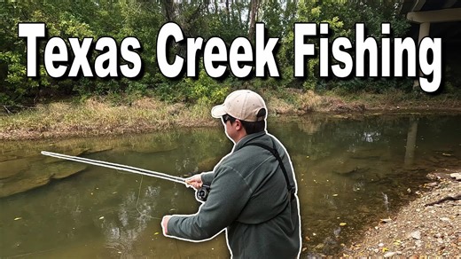 Fall Bass Fishing Texas Creeks! (Fly Fishing Clear Streams)