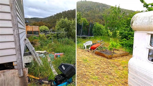 Reclaiming a yard for a single mother