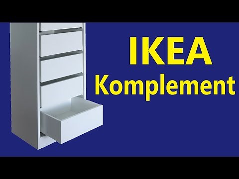 Ikea Komplement drawer assembly and installation