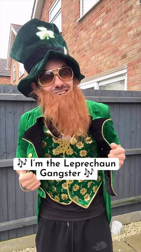 Coxy on Instagram: "Leprechaun Gangster 😅 . . #music #funny #comedian #humor #komedi #musica #artist #leprechaun #fun #whale"
