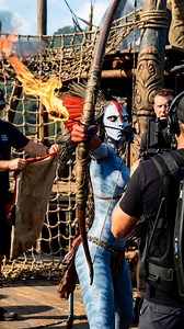 Behind the scenes of Avatar 3: Ash & Fire — shot like a real movie, not a VFX demo. No CGI tricks. No green screens. Just real actors, practical creatures, fire, ash, dust, and a massive crew bringing Pandora to life. This is what filmmaking looks like when fantasy is treated as reality. Cameras rolling. Makeup teams working. Creatures handled like real animals. Pure cinema before the magic is added. #AvatarFireAndAsh #Avatar3 #aiprompts #AITrends2025 #aivideocreation #BTS #AITrends #avatar | Ai