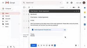 32K views · 448 reactions | Compose Actions in Gmail Add-ons: add attachments, reference records, or liven up your messages with content from third-party apps like Box and Egnyte. goo.gl/Uy3TDj | Gmail | Facebook