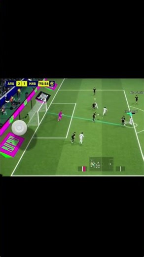 Only Messi can do this 🐐✨ #Messi #Goal #Football#efootball #gamingshorts #pes #pesmobile