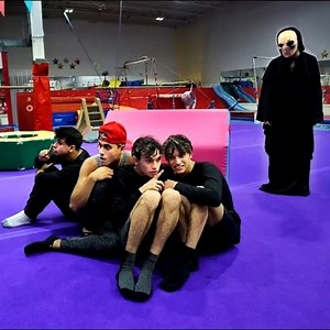 198K views · 4.6K reactions | SCARY MONSTER BREAKS IN DURING GYMNASTICS AT 3AM! | Dobre Brothers | Facebook
