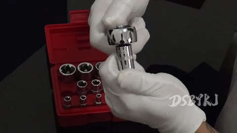 14-Piece E-TORX Socket Set - Premium Female Torx Socket Set, Ultimate Torque Star Sockets, External Torx Sockets, E4 E5 E6 E7 E8 E10 E11 E12 E14 E16 E18 E20 E22 E24