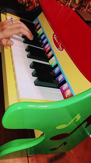 Colorful Toy Piano Playtime Fun