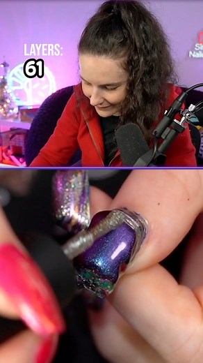 565K views · 2.3K reactions | This took me 9 hours to do﫡 100 layers of nail polish #polishmountain | Simply Nailogical | Facebook