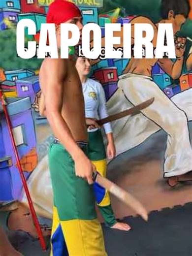 Capoeira is an Afro-Brazilian art form. In a capoeira game, players camouflage self-defense movements such as kicks with playful acrobatics and dance-like moves. #rio #rocinha #favela #capoeira #dance