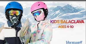 Watch Winter Fleece Kids Balaclava Face Mask on Amazon Live