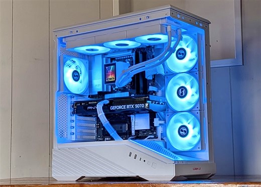 ⚡ RTX 5070 Gaming PC | Ryzen 9700X | AM5 Power | White & Black Build | Jawa