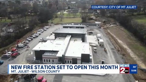 New fire station in Mt. Juliet, TN to open this month