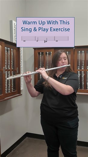 Great Warm Up Excercise for Flute Players! #PaigesMusic #Flute #SingAndPlay