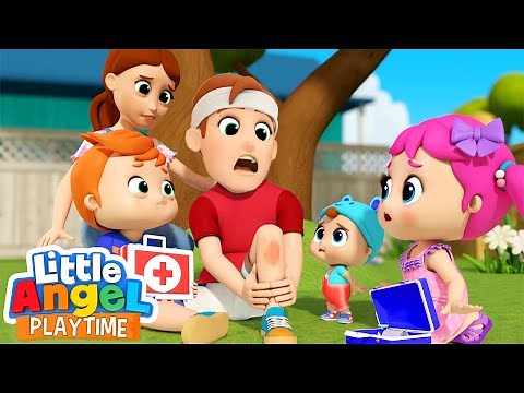 Daddy I'll Take Care of You (Boo Boo Song) | Fun Sing Along Songs by Little Angel Playtime