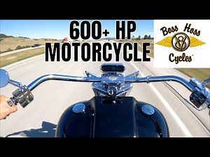 BOSS HOSS V8 MOTORCYCLE 600+ HP | BEAST OF A MOTORCYCLE!!
