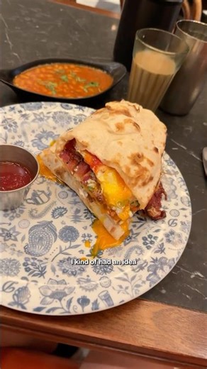 Ordering a Wrestler’s Naan Roll for breakfast