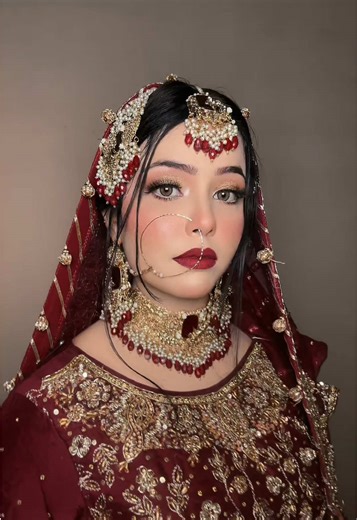 Baraat Bridal Look by Hoor Beauty Parlor