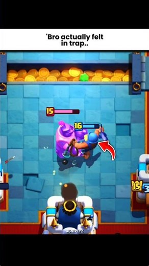 "I make my own trap ahh fishermen" 😭✌️ #clashroyale