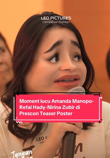 Moment lucu Amanda Manopo-Refal Hady dan Nirina Zubir saat Prescon Teaser Poster film Jangan Buang Ibu di Senayan City. Tunggu keseruan mereka selanjutnya ya😍 Film Jangan Buang Ibu LIBURAN DI BIOSKOP 2026❤️ #FilmJanganBuangIbu #JanganBuangIbu #RamadanDiTikTok #TikTokTainment #RekomendasiFilm