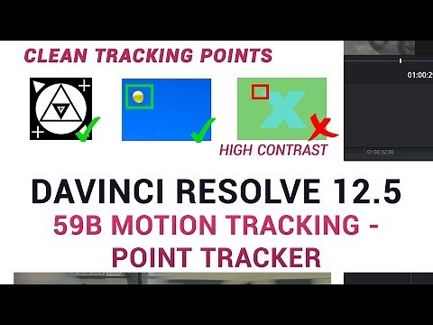 DaVinci Resolve 12.5 - 59b Motion Tracking - Point Tracker