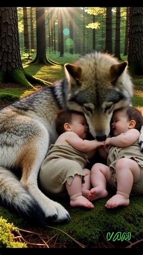 She-Wolf Saves Two Babies: The Legend of Romulus Begins 🐺👶❤️
