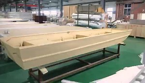 18 Foot New Aluminum Fishing Flat Bottom Jon Boat with Center Console