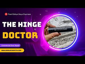 Fixing A Commercial Door Sagging With The Hinge Doctor ‪@fasteddyskeysexpress‬